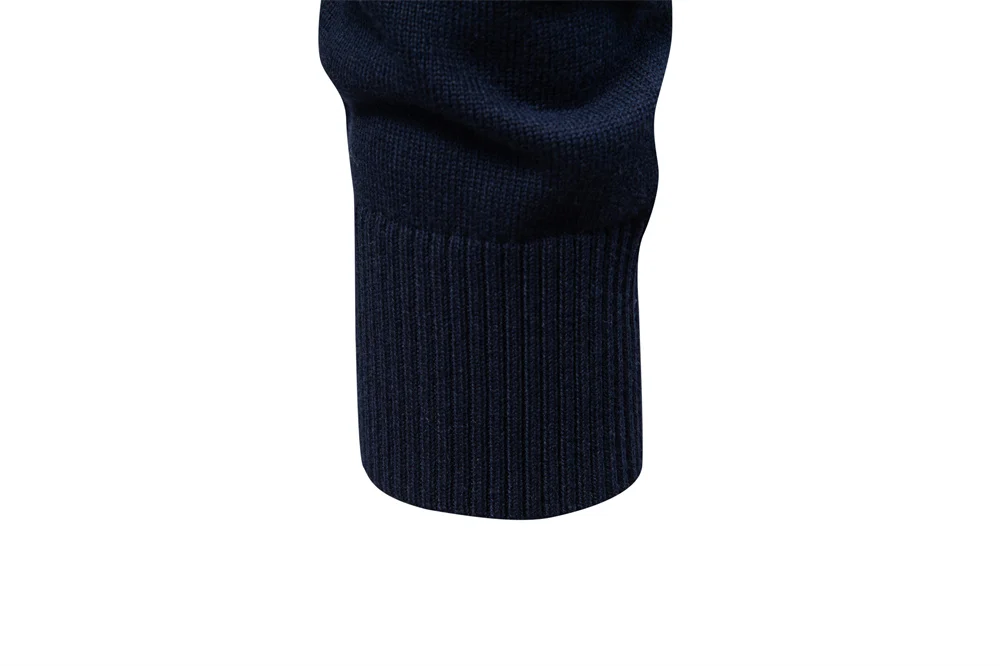 AIOPESON Men's Striped Sweater Solid Color Knit Pullover Warm Luxury Cotton Autumn Winter Casual Turtleneck Mens Sweaters
