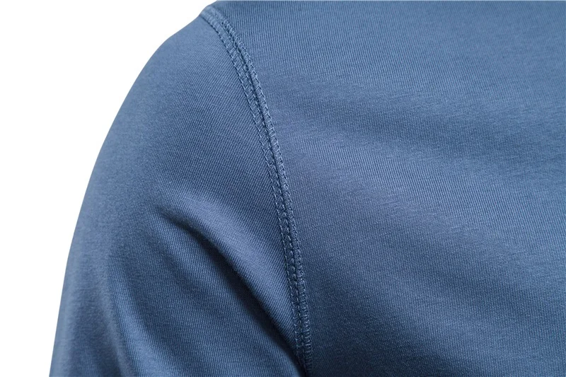 AIOPESON Men's Long Sleeve Button Down T-Shirts Autumn Henley Collar Casual High Quality 100% Cotton Crew Neck Mens T Shirts
