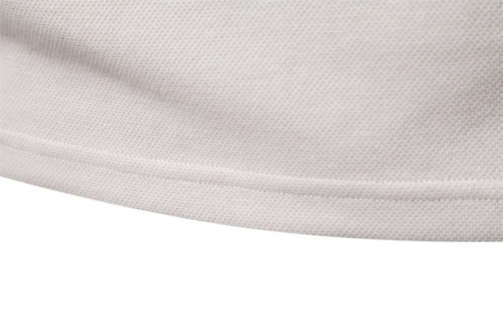 AIOPESON Embroidery Polo Shirt for Men Fashion Neck Turn Down Collar Mens Casual Social Polo Shirts Luxury Golf Shirt
