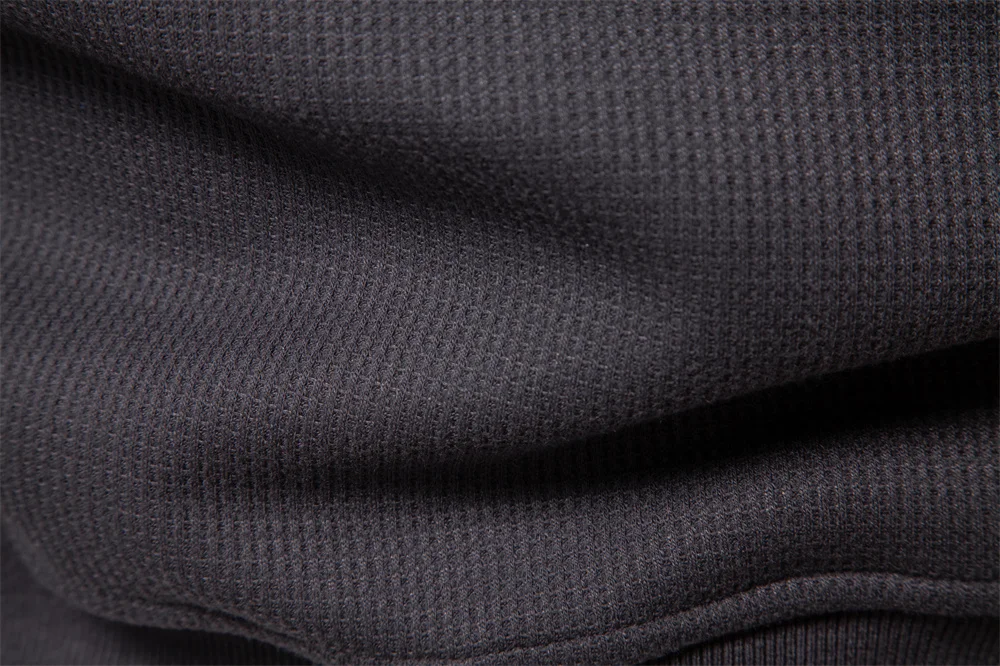 AIOPESON Men's High Quality Sweatshirt Solid Color Button Down Placket Winter Warm Fleece Lined Casual Pullover Mens Sweatshirts