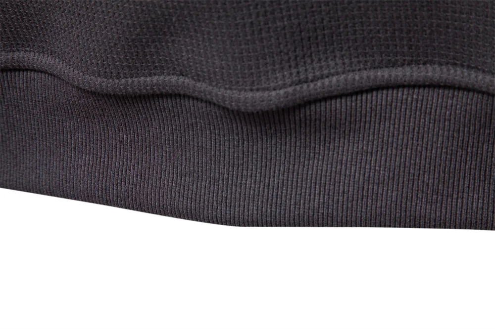 AIOPESON Men's High Quality Sweatshirt Solid Color Button Down Placket Winter Warm Fleece Lined Casual Pullover Mens Sweatshirts