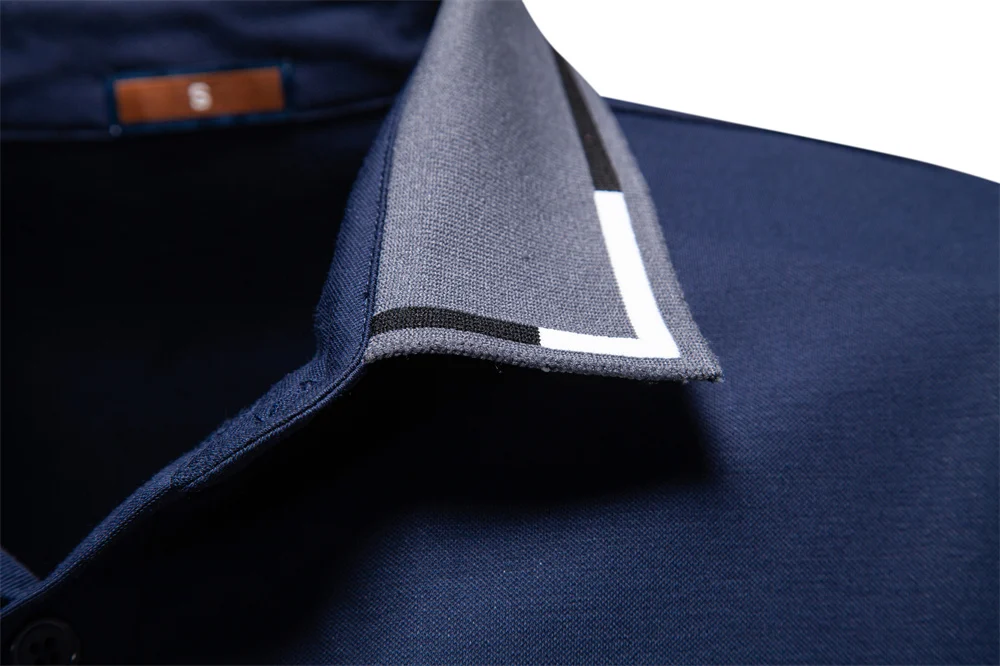 AIOPESON Men’s Short Sleeve Polo Shirt Solid Color Lightweight Breathable Summer Polo Shirts for Men Fashion Brand Slim Fit