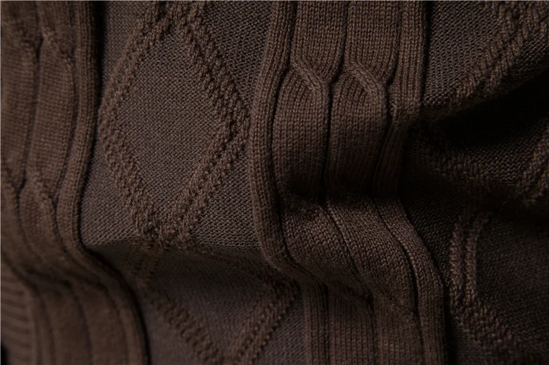 AIOPESON Cotton Argyle Cardigan Men Casual Single Breasted Solid Color Business Mens Cardigans New Winter Fashion Sweater Man