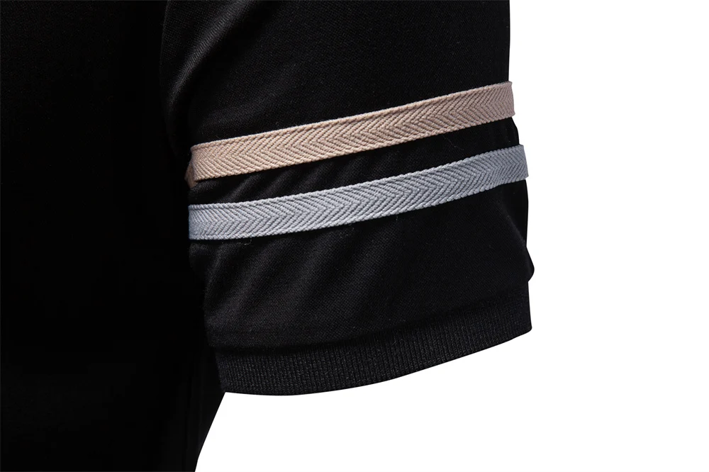 AIOPESON Men's Polo Shirts Half Zipper Collar Solid Color Lightweight Breathable Casual Polo Shirt for Men Summer Fashion Top