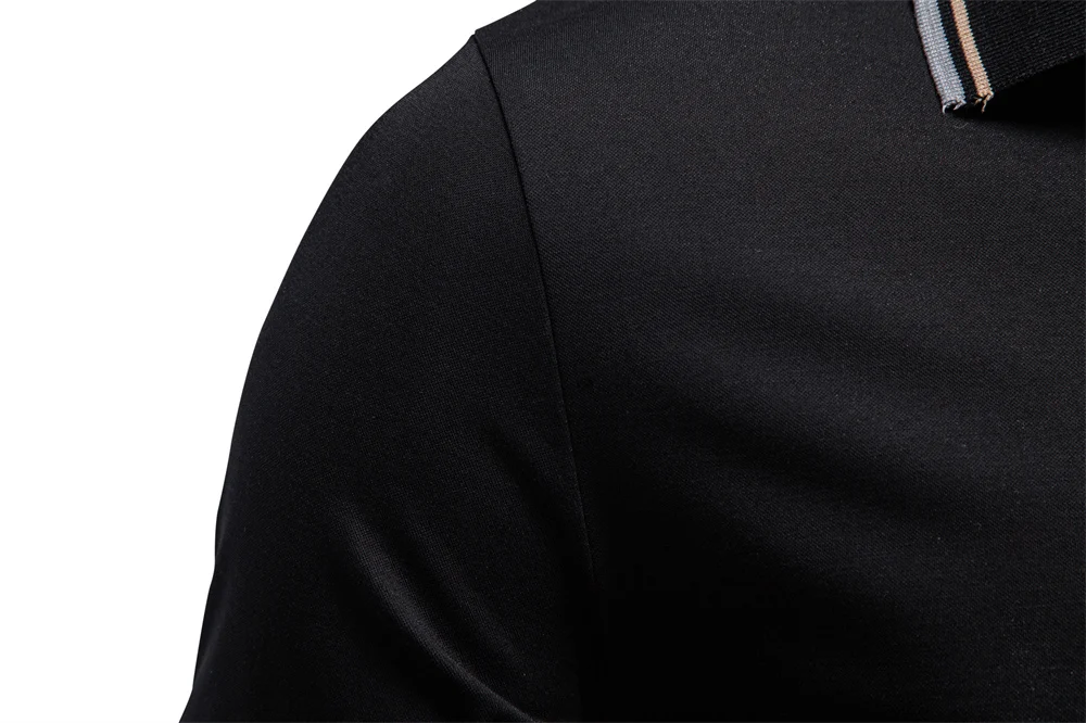 AIOPESON Men's Polo Shirts Half Zipper Collar Solid Color Lightweight Breathable Casual Polo Shirt for Men Summer Fashion Top